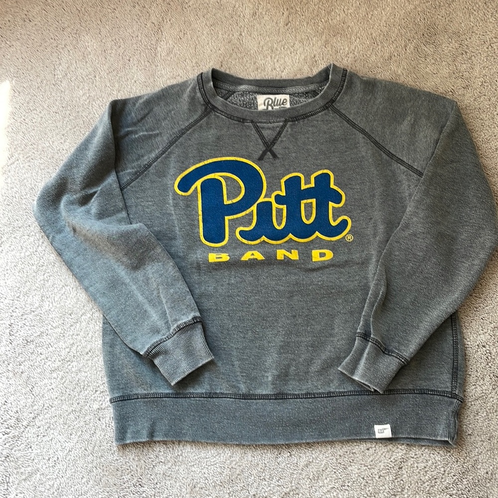 Small gray Pitt band sweatshirt